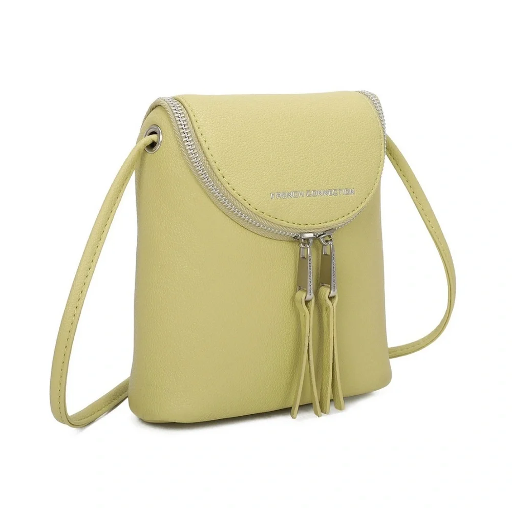 FRENCH CONNECTION Crossbody Handbag Purse Green Wasabi Women NWT $78 - Picture 3 of 14